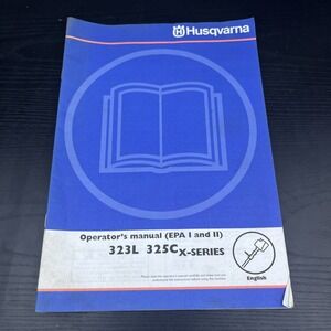 Husqvarna 323L &‎ 325C Operator's Manual OEM Trimmer Owners Guide